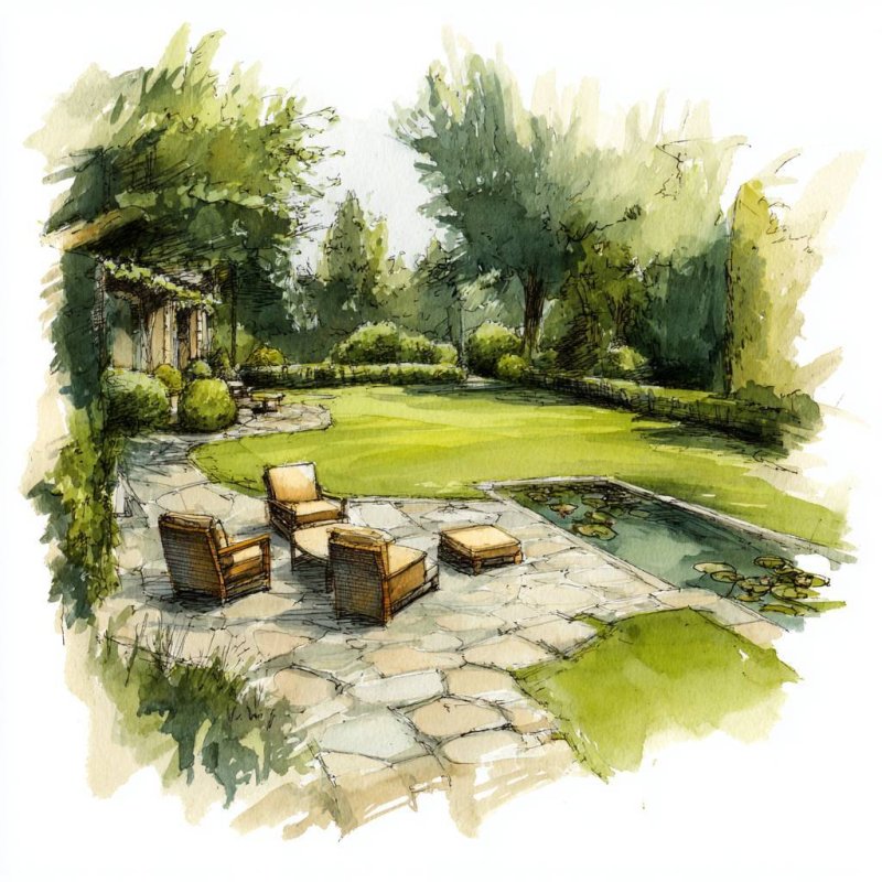 Trio im Bau, Gartenbau Basel, Gartenbau Baselland